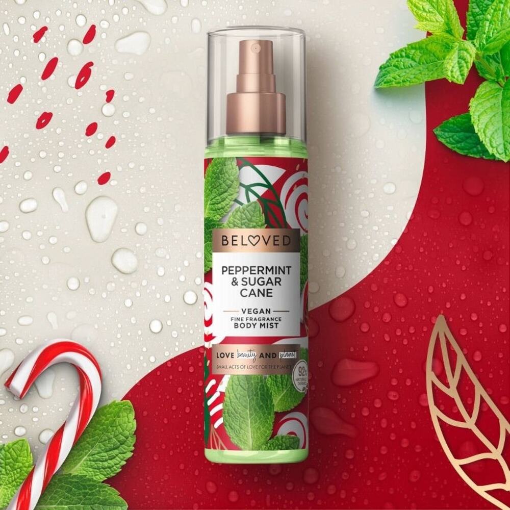 Beloved Peppermint & Sugar Cane Body Mist - 8oz